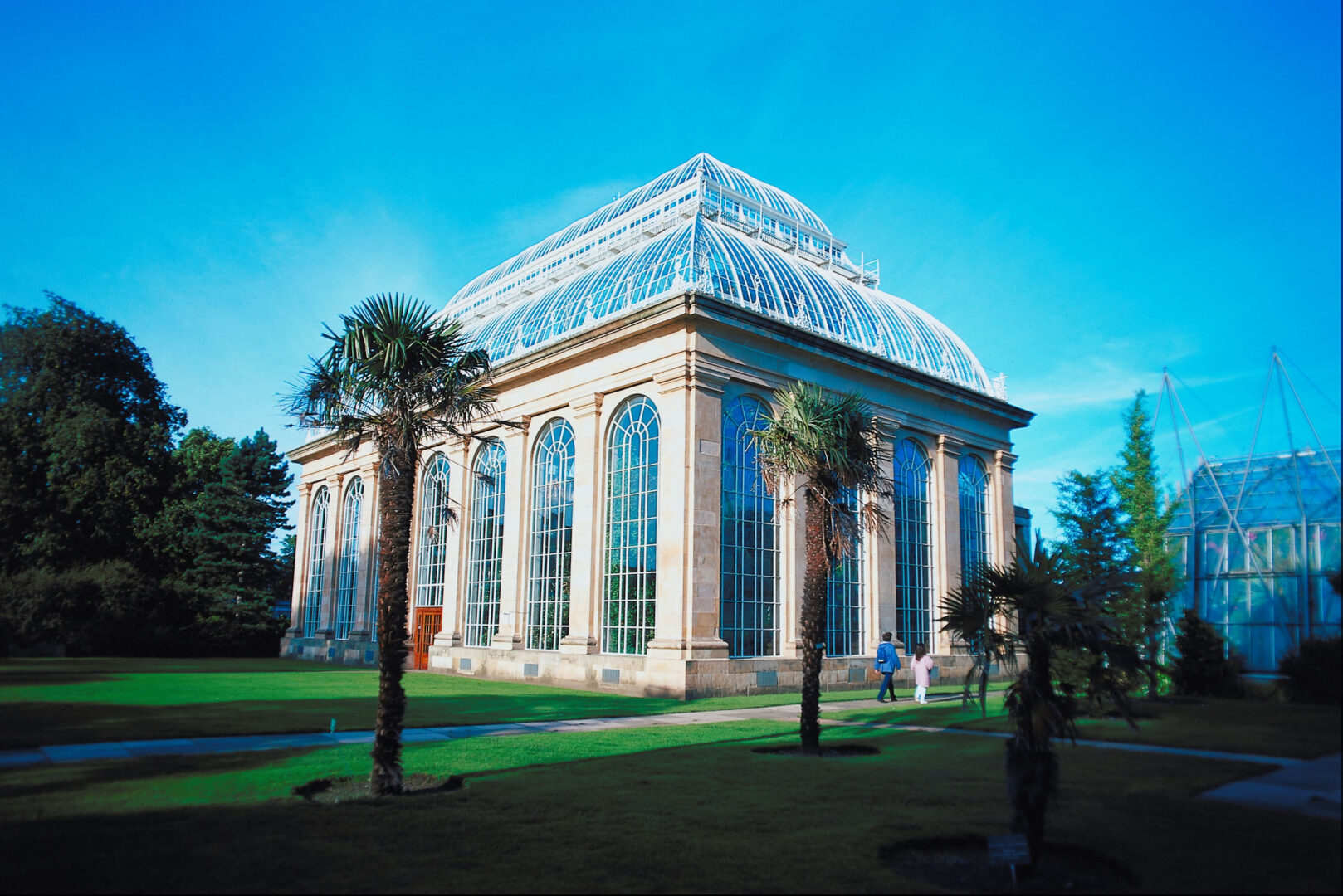 The glasshouses at the Royal Botanic Garden Edinburgh