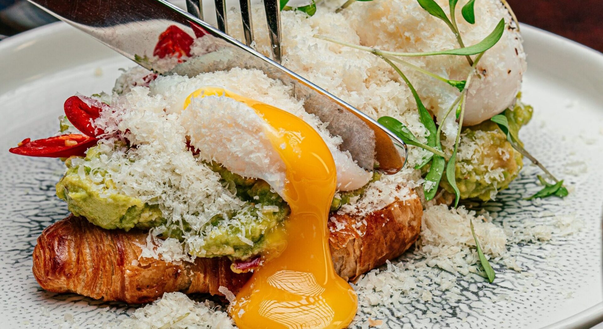 Brunch plate at Brewhemia