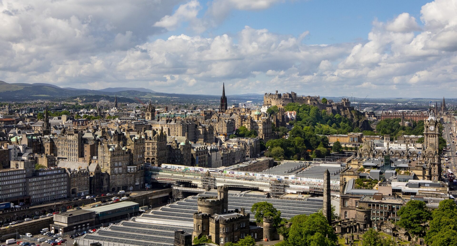 City Scape View from Calton Hill