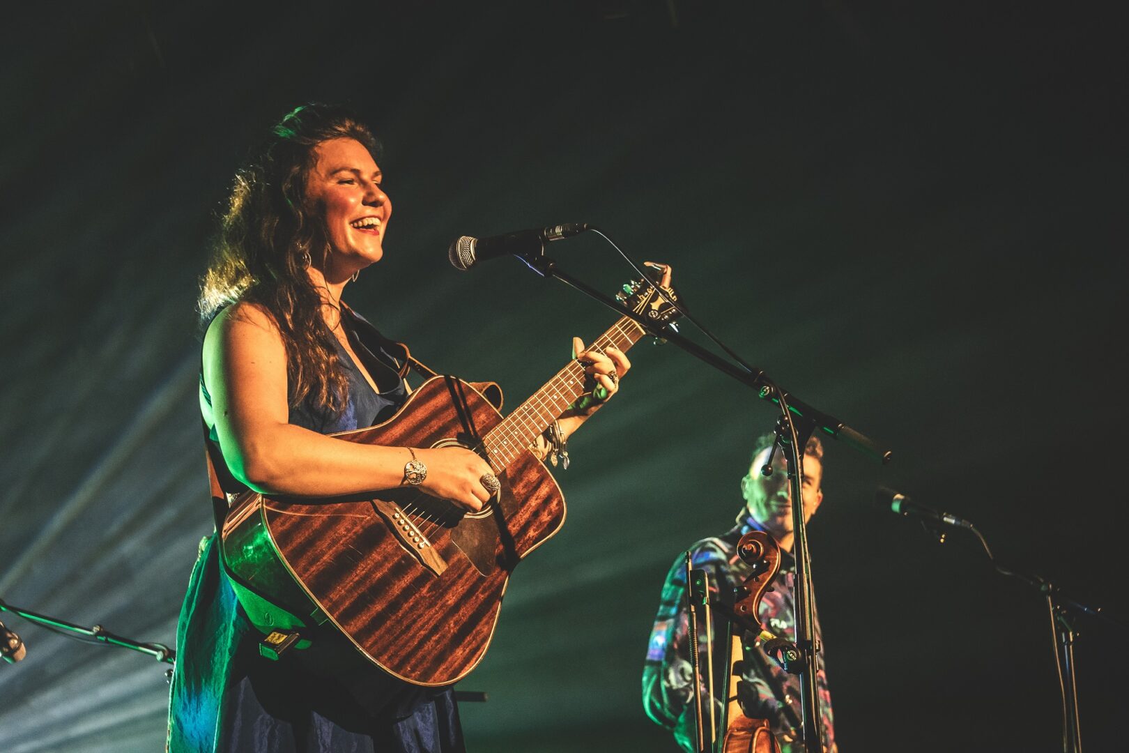 Clare Sands playing at Tradfest