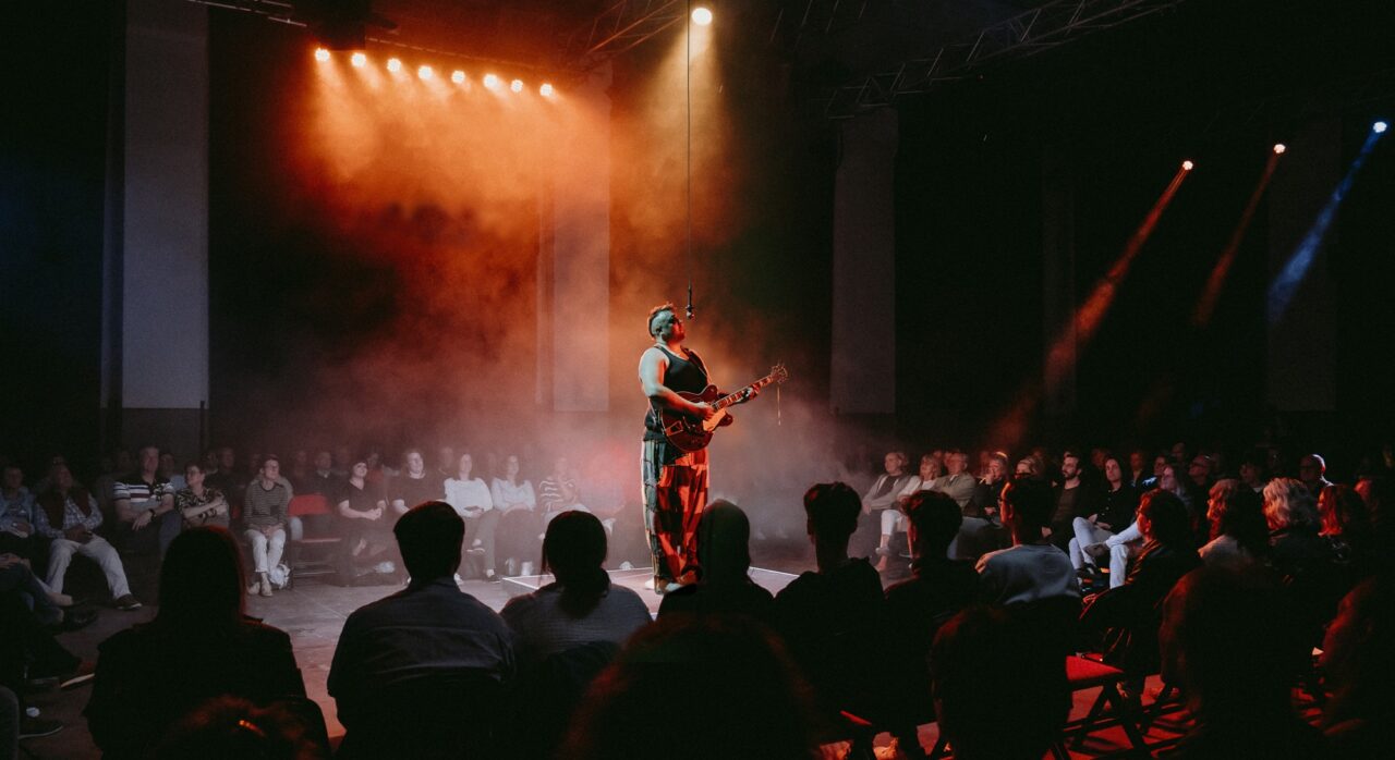 Half man half bull musical theatre gig at the studio theatre