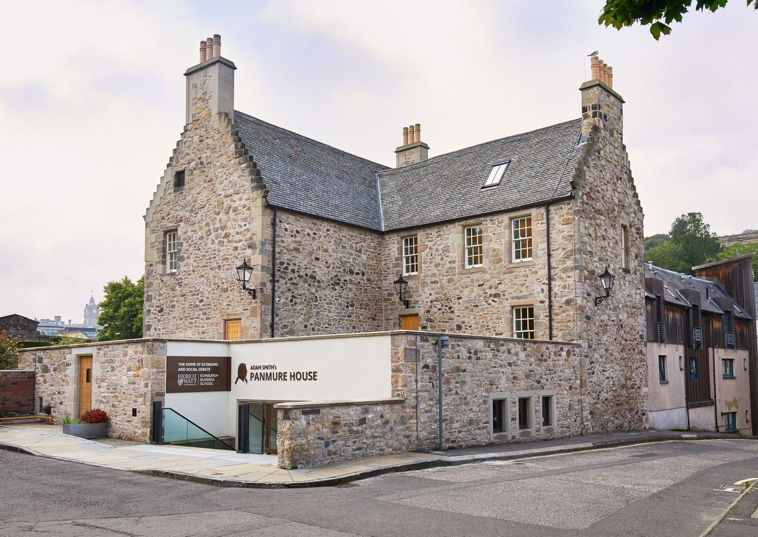 An exterior shot of Panmure House