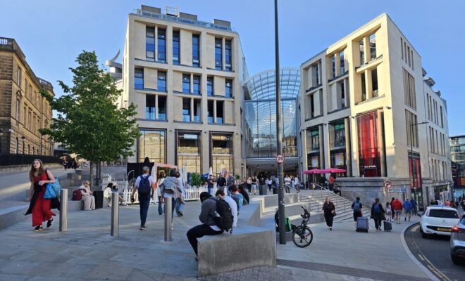 Exterior of St James Centre