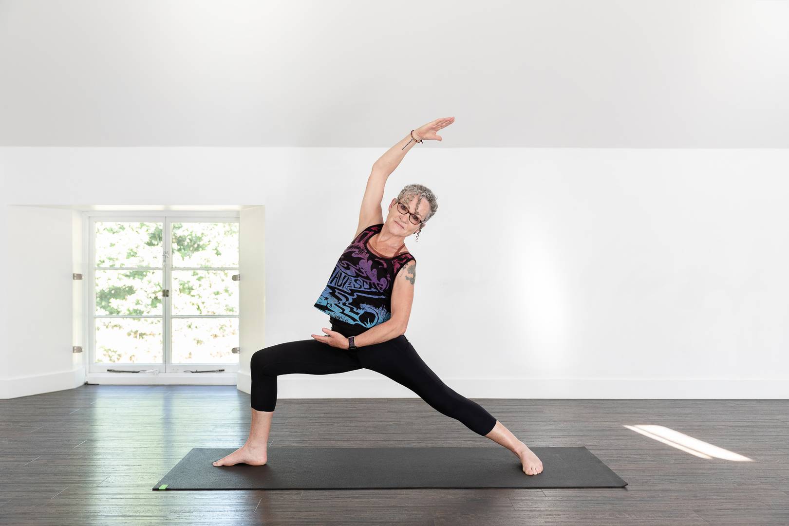 Yoga teacher in The Studio at Restoration Yard,© Restoration Yard