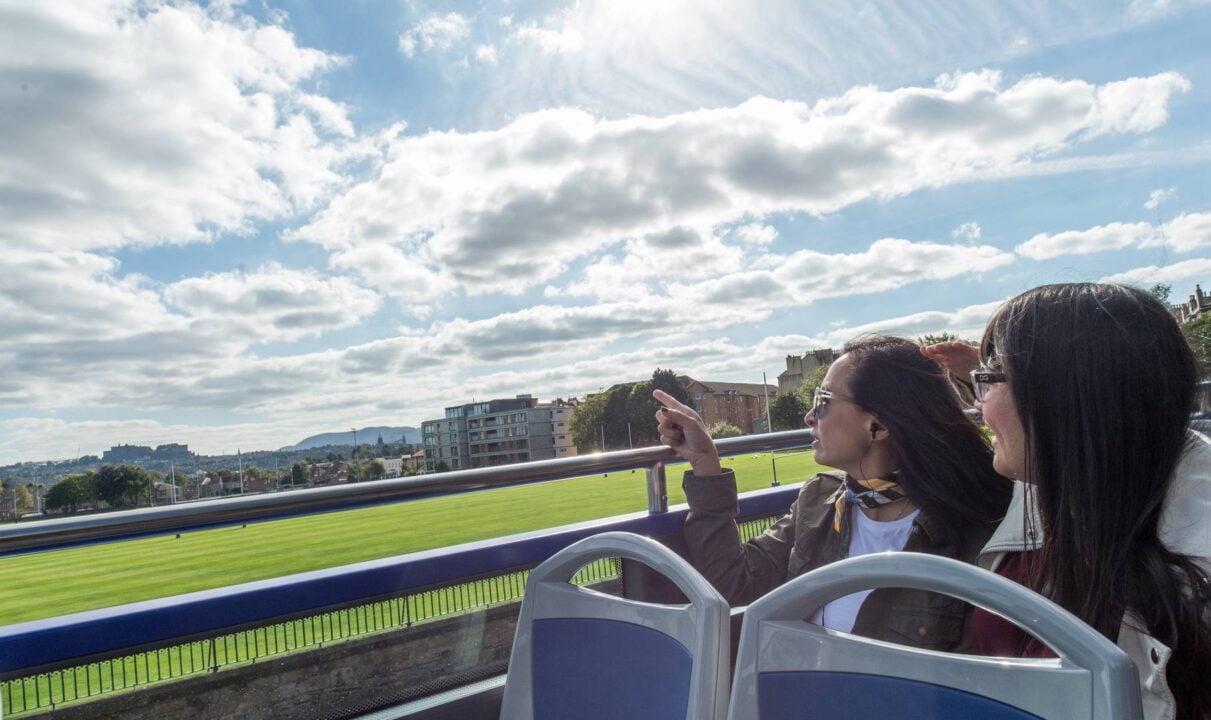 Castle in distance, view from upstairs