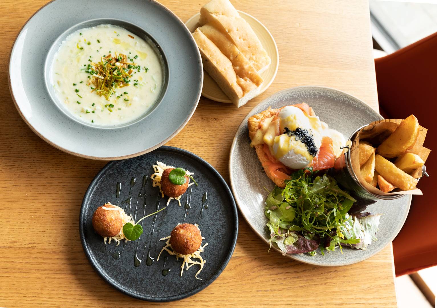 Food at The Scottish Cafe & Restaurant