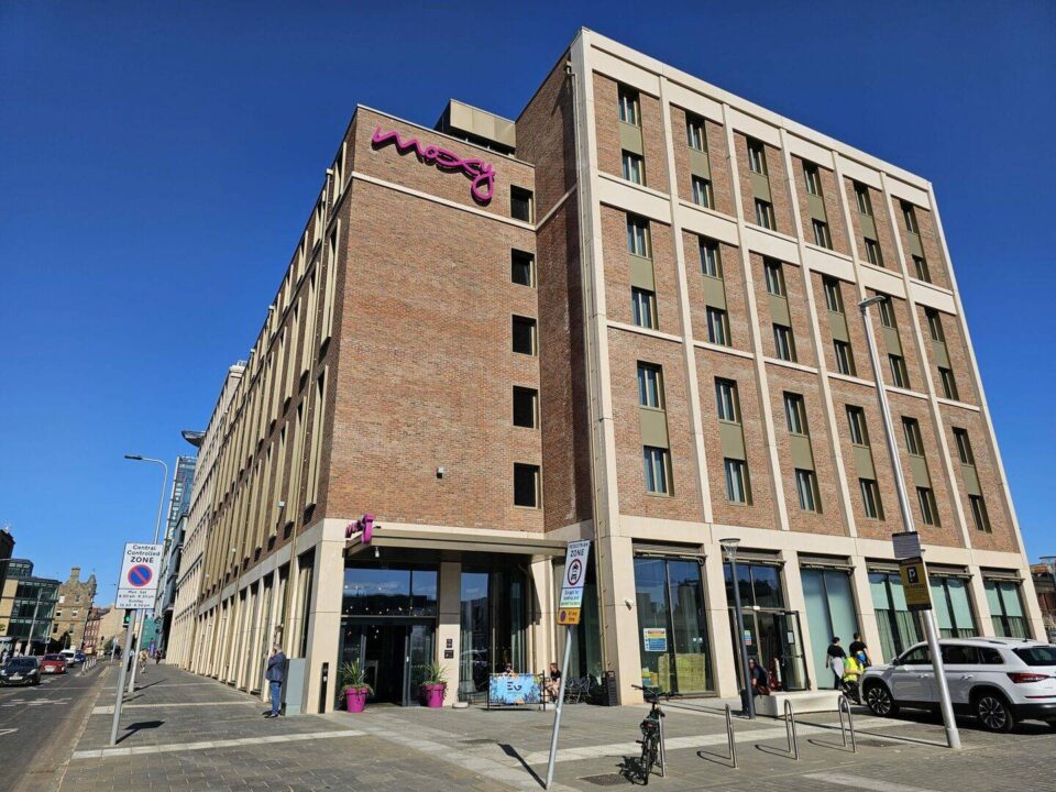 Building of Moxy Hotel