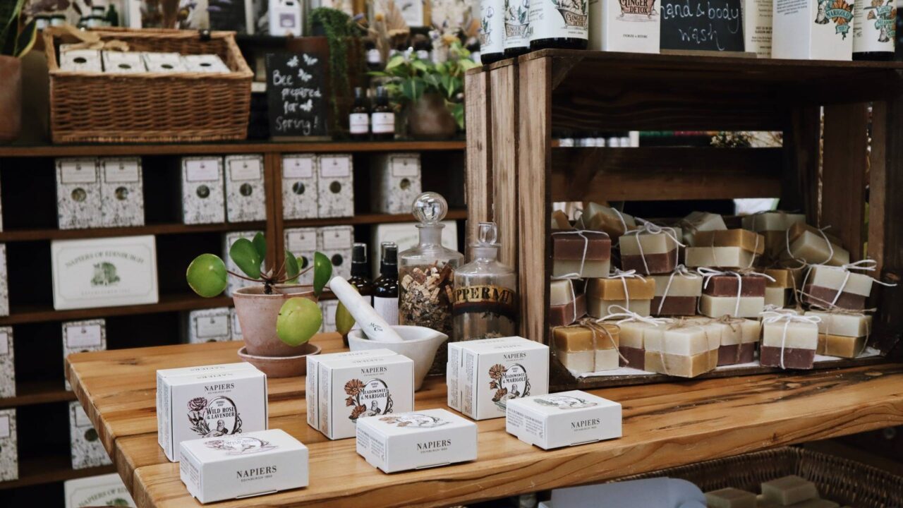 Napiers soap display,© Napiers