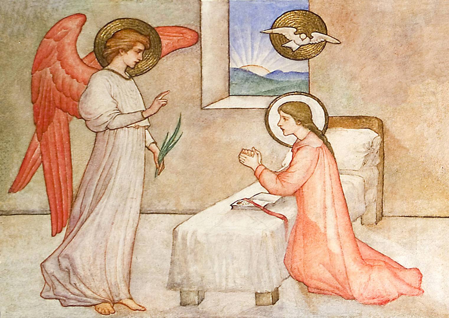 Mural decoration at Mansfield Traquair Centre
