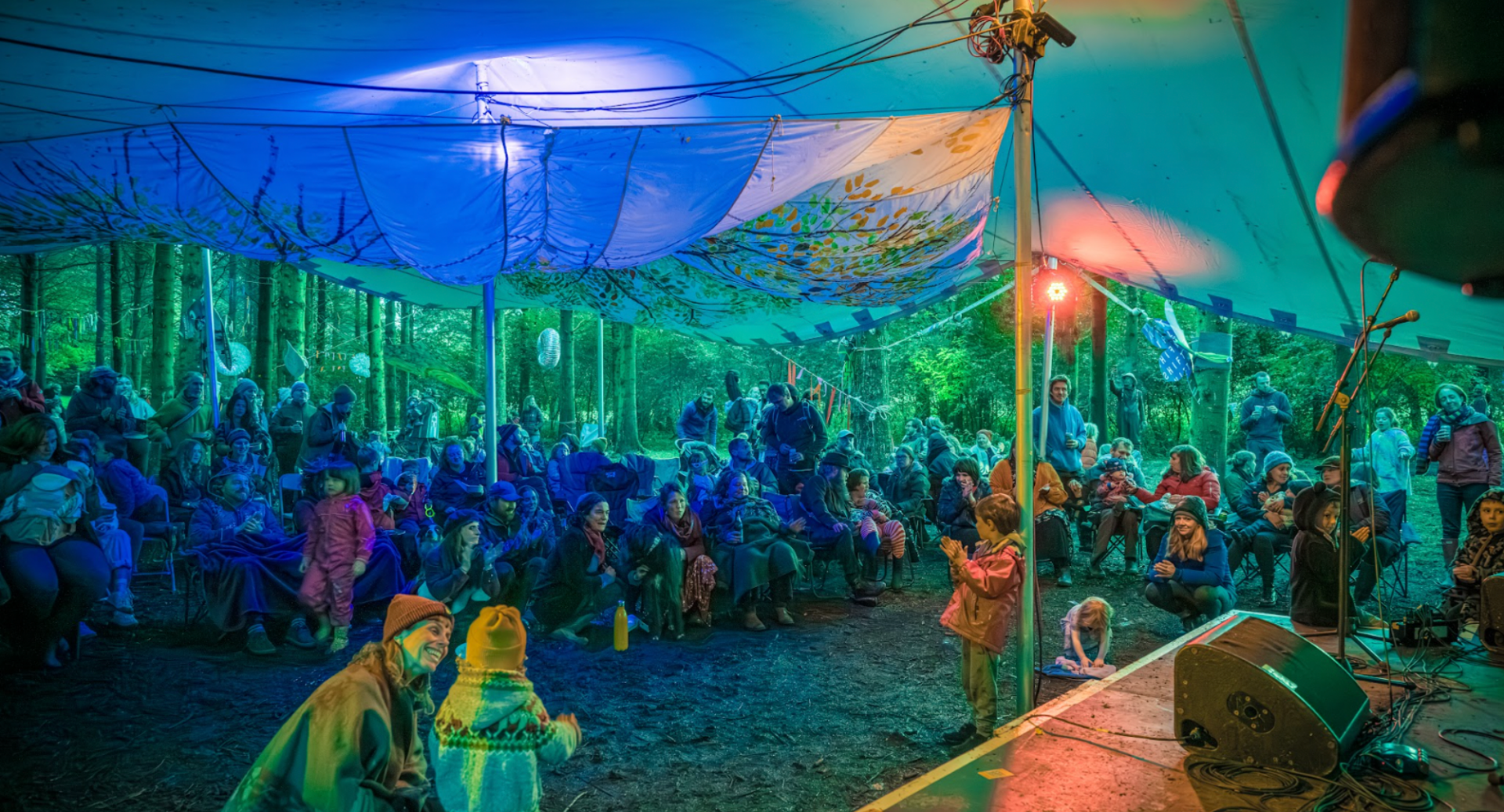 Main Tent Stage at Vogrie Pogrie festival